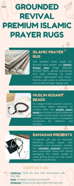 Grounded Revival Premium Islamic Prayer Rugs
