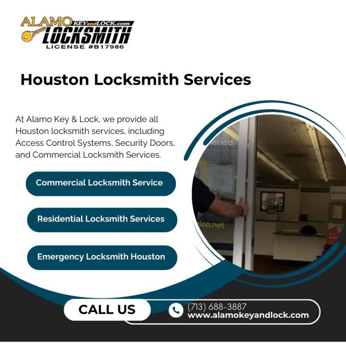 Houston Locksmith Services – Alamo Key & Lock