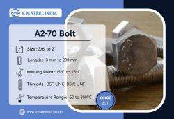 A2 70 Bolt Manufacturer | Stainless Steel Grade