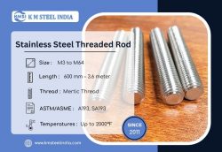 SS Threaded Rod Manufacturers | Industrial Grade Supply