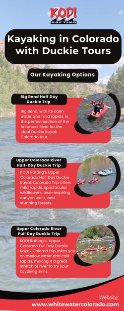 Kayaking in Colorado with Duckie Tours