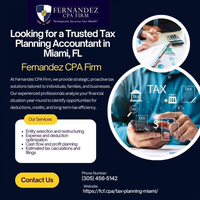 Searching for a Skilled Tax Planning Advisor in Miami, FL?