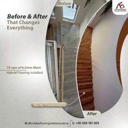 Marri Hybrid Flooring Transformation – Warm, Modern & Durable