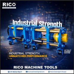 Industrial Strength & Unmatched Performance – RICO Hot Billet Shearing Machine
