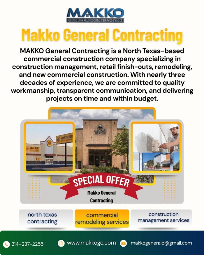 Retail General Contractors in DFW