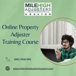 Online Property Adjuster Training Course