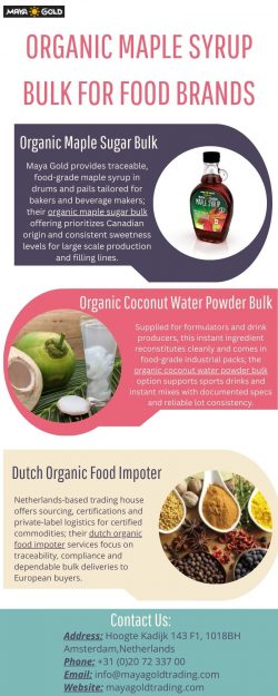 Organic maple sugar Bulk for Food Use