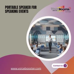 Portable Speaker For Speaking Events