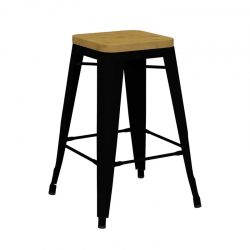 Black / Timber Seat