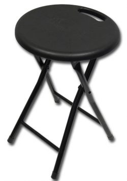 Order Black Folding Stool in Dubai – Glam Groove