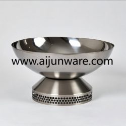 Modern Glow — Stainless Steel Fire Pit for Evenings Outdoors