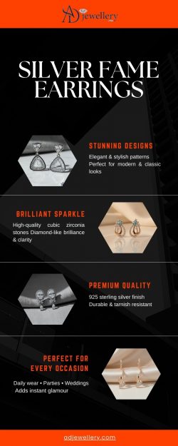 Silver Fame Earrings