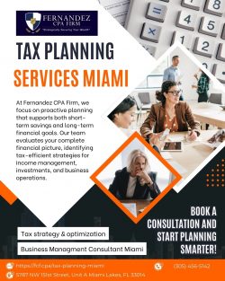 What Should You Expect From Miami FL Tax Planning Services?