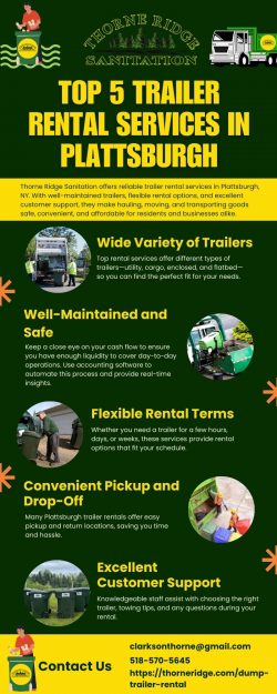 How to Find the Best Trailer Rental Options in Plattsburgh NY?