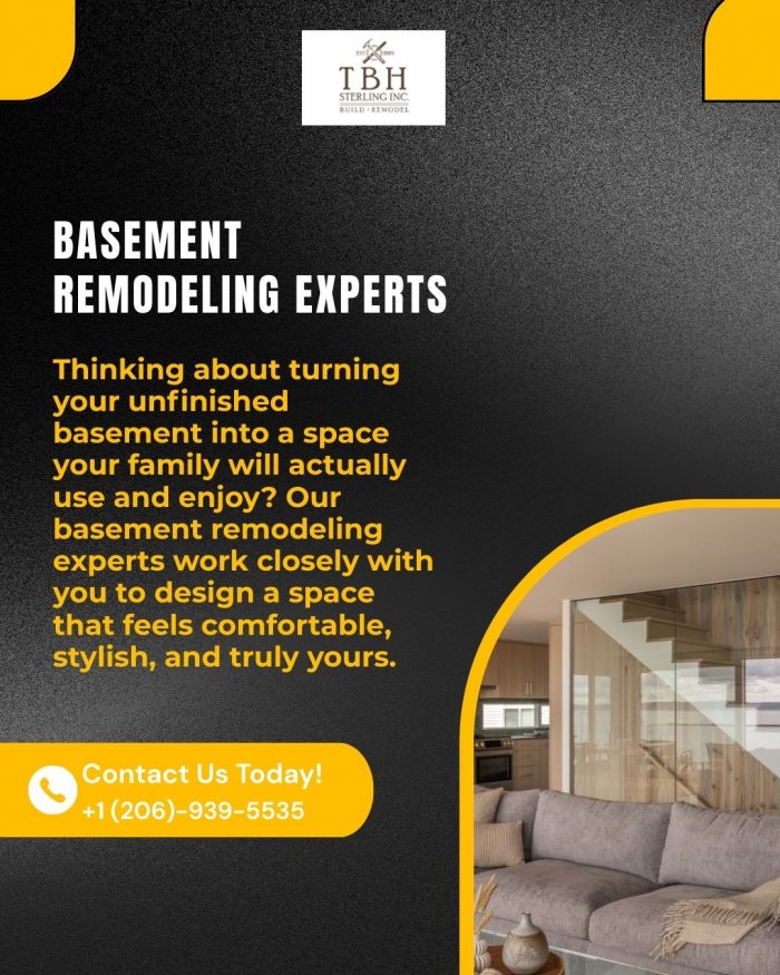 Trusted Basement Remodeling Experts for Stylish, Livable Spaces