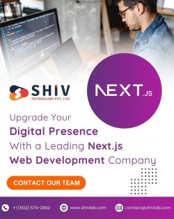 Trusted Next.js Web Development Company | Shiv Technolabs