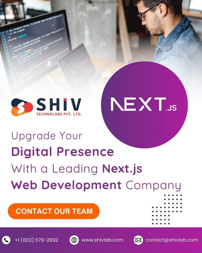 Trusted Next.js Web Development Company | Shiv Technolabs