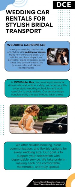 Wedding Car Rentals For Stylish Bridal Transport