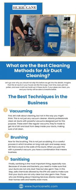 What are the Best Cleaning Methods for Air Duct Cleaning?