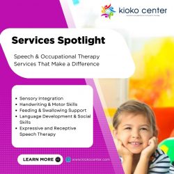 Services Spotlight : Speech & Occupational Therapy Services That Make a Difference