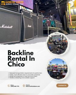 Backline Rental in Chico by North State Audio Visual