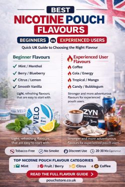 Top Nicotine Pouch Flavours for Beginners vs Experienced Users
