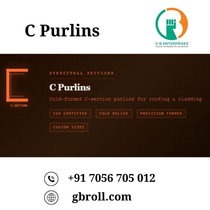 C Purlins – Durable Cold Rolled Structural Framing Sections