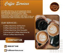 Commercial Coffee Machine Hire NZ | Coffee Services