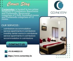 Fully Furnished Service Apartments in Coimbatore | Corner Stay