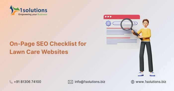 On-Page SEO Checklist for Lawn Care Websites