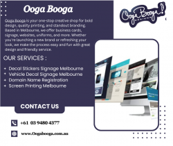 Custom Decal Stickers Signage Melbourne | Ooga Booga