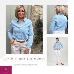 Denim Shirts For Women by Crowberry Wood | Timeless Casual Style