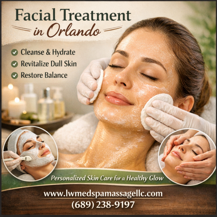 Facial treatment in Orlando