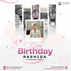 Happy Birthday Rashida