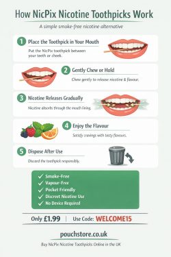 How NicPix Nicotine Toothpicks Work