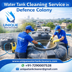 Water Tank Cleaning Service in Defence Colony- Unique Water Tank Cleaners