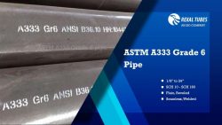 ASTM A333 Grade 6 | Low-Temperature Pipes by REXAL