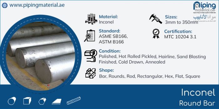 Inconel Round Bar Supplier | High-Strength Alloy Bars