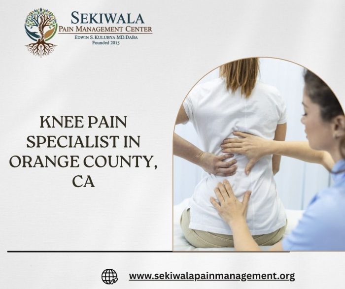 Knee Pain Specialist In Orange County, Ca