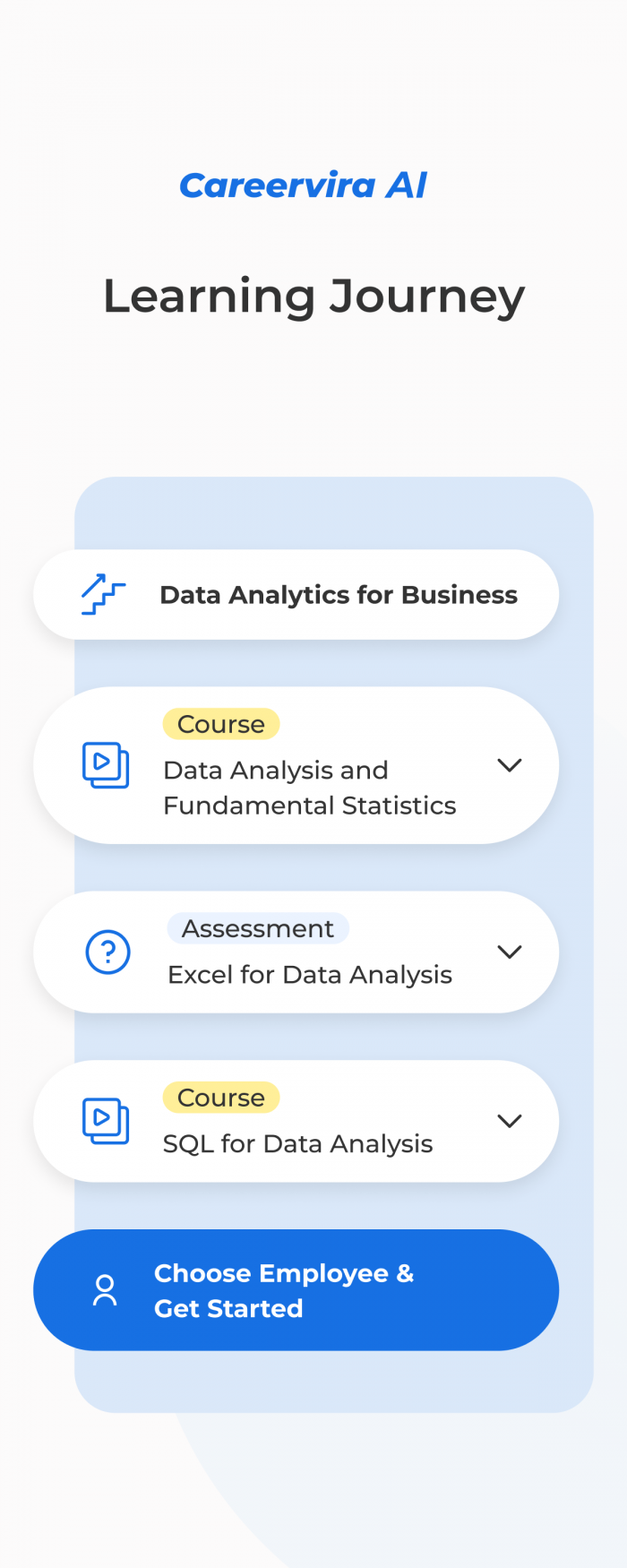 Data Analytics Learning Journey | CareerVira AI Courses & Assessment