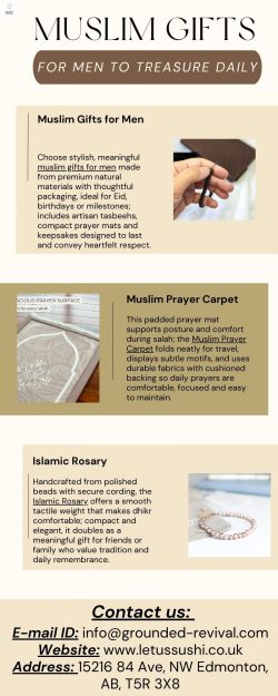 Muslim Gifts for Men to Treasure Daily