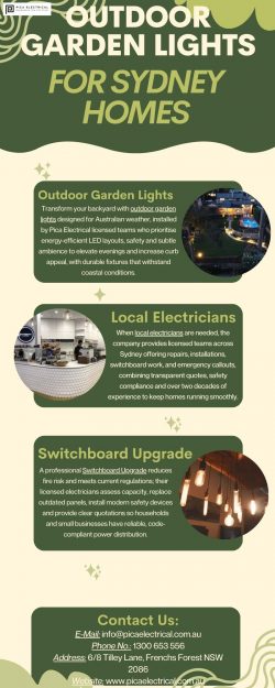 Outdoor garden lights for Sydney homes