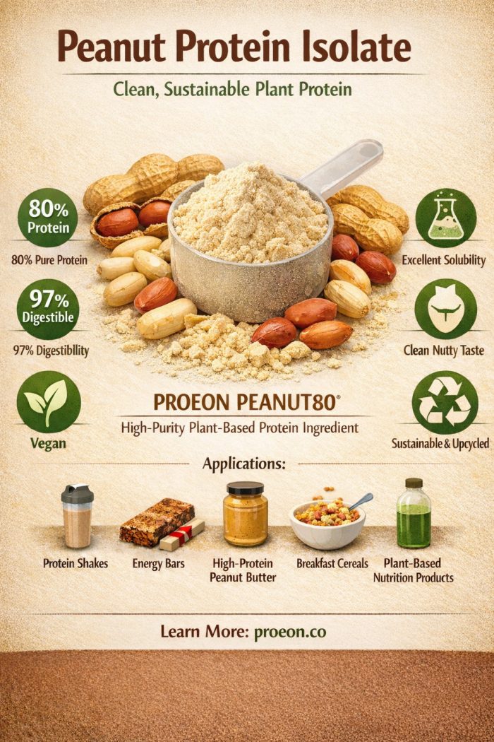 Peanut protein isolate benefits and uses