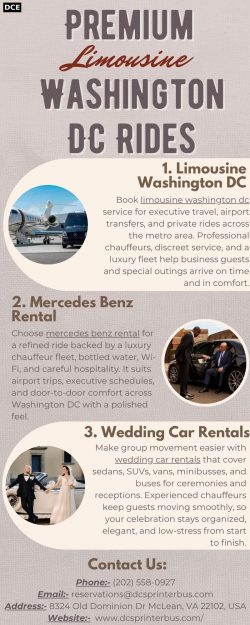 Premium Limousine Washington DC Rides