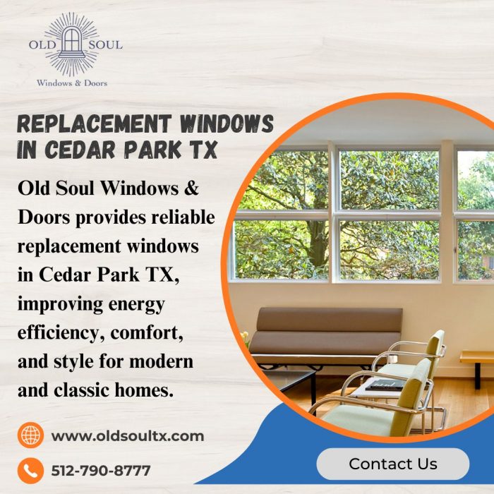 Trusted Replacement Windows in Cedar Park TX