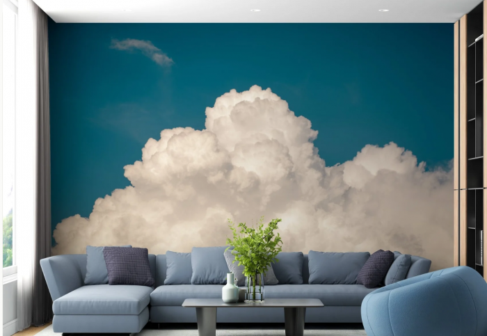 Soft Cloud Wallpaper for Calm and Cozy Walls