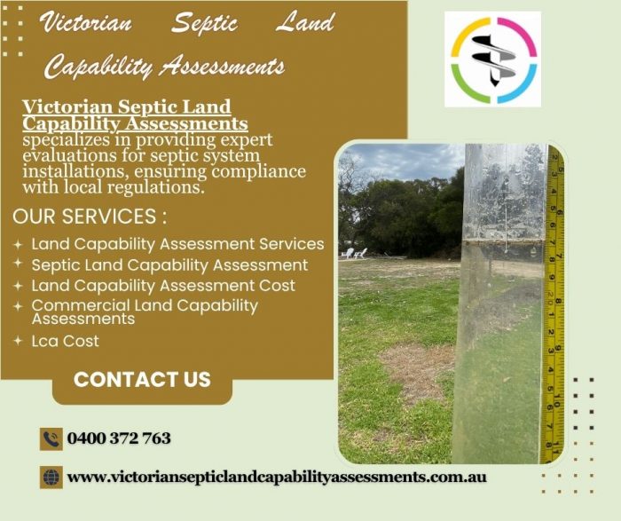 Septic Land Capability Assessments in Victoria | Victorian Septic Land Capability Assessments