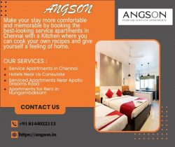 Service Apartments in Chennai With Kitchen | Angson