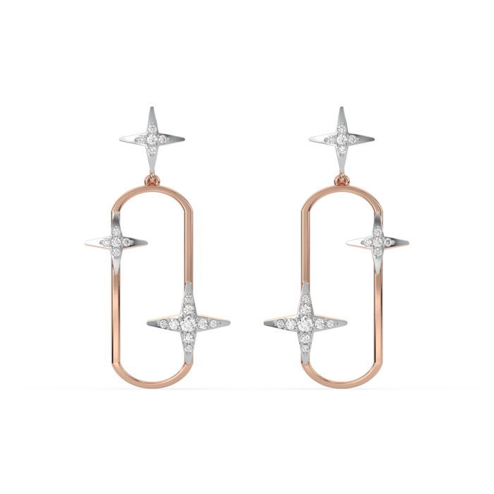 Buy Rose Gold Vermeil Earrings Online in India – Lukson