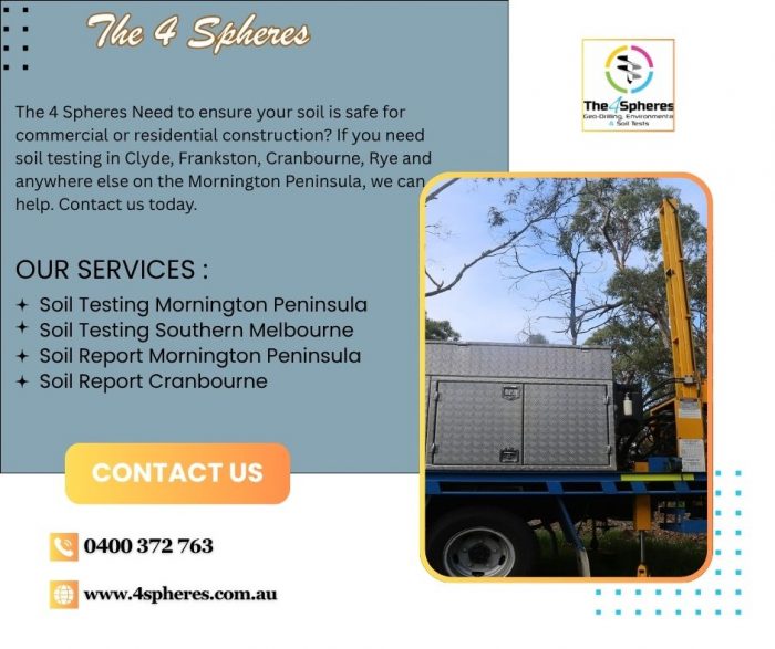 Soil Testing Mornington Peninsula | The 4 Spheres